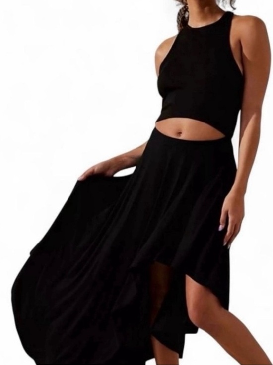 Free People Dresses & Skirts - Free People Cut out Summer Black Dress